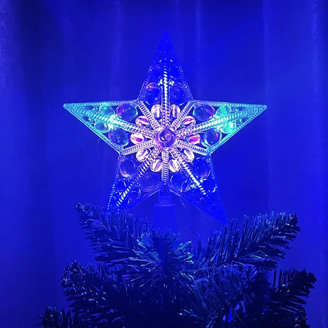 LED Weihnachtsbaumspitze Stern mit Beleuchtung – Lumestia