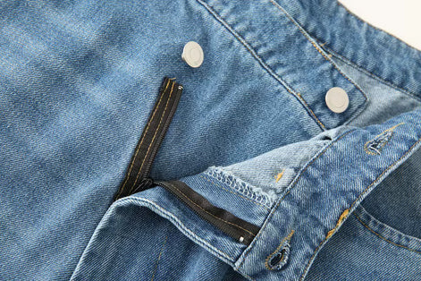 Damen Wide-Leg-Jeans mit hoher Taille und lockerer Passform – Lunessa