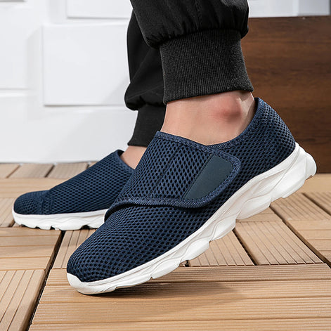 Velmira Damen Sneakers mit Klettverschluss – leichte Mesh Freizeitschuhe