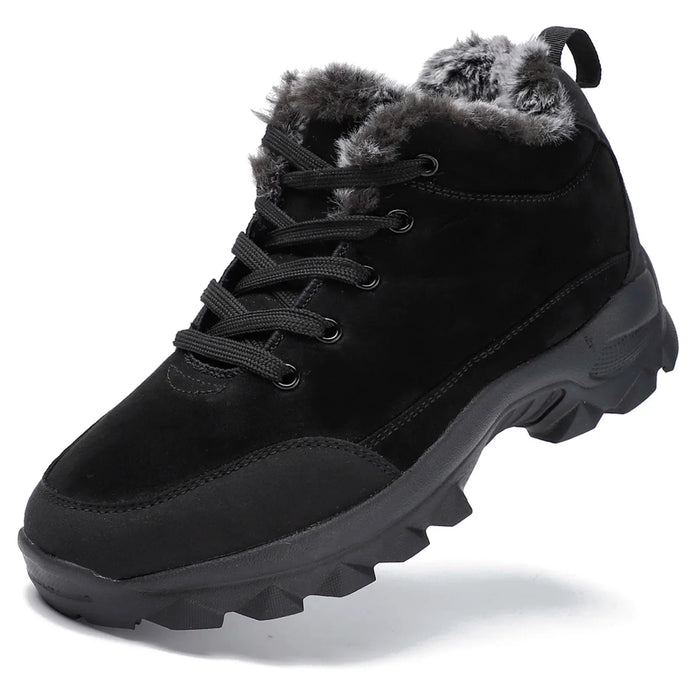 Herren Winterstiefel mit Plüschfutter und Schnürung Norvexis