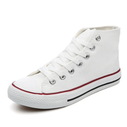 Unisex Canvas Sneakers mit Schnürverschluss und Profilsohle