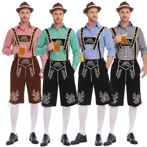 Herren Oktoberfest Kostüm mit Hemd und Hose – Festaro