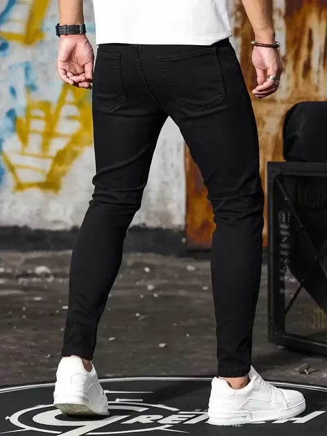 Rovento Herren Jeans Straight Fit