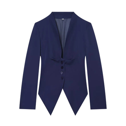 Élise Damen Blazer mit Schleifendetail und Einreihigem Verschluss