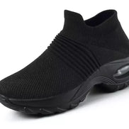 Damen Slip-On Schuhe aus Mesh mit Gummisohle – Melviora