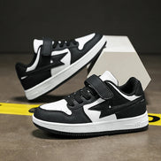 Torvian Kinder Sneaker mit Klettverschluss und rutschfester Sohle