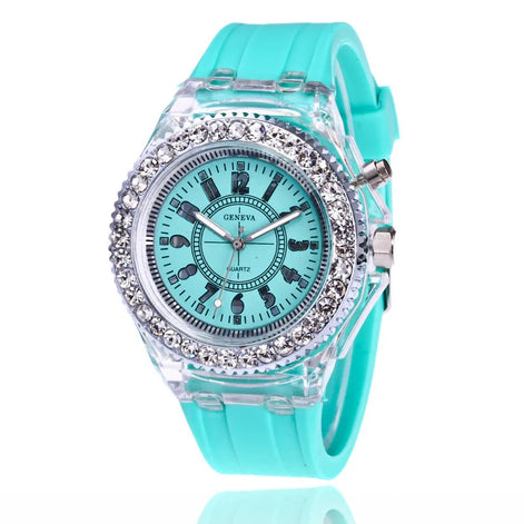 LED Watch – Armbanduhr mit Lichtfunktion und Silikonarmband
