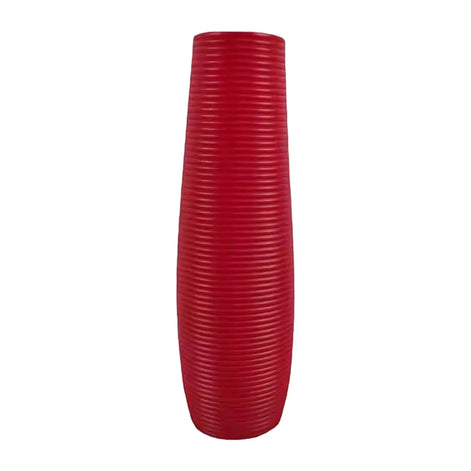 Arvona Standvase 33 cm mit strukturierter Oberfläche