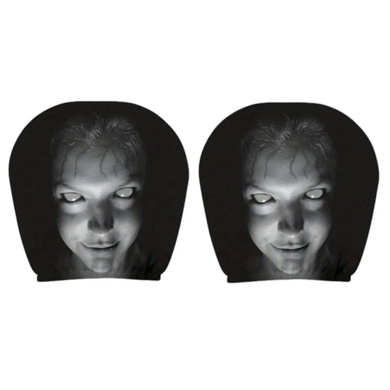 Auto Kopfstützenbezüge mit Ghost Face Design im 2er-Set – GhostRide