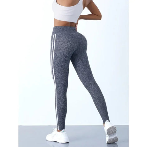 Velmira Damen Leggings mit hoher Taille und nahtloser Verarbeitung