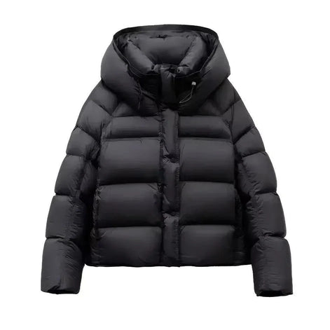 Larine Kurzjacke für Damen – Gefütterte Kapuzenjacke für Herbst und Winter
