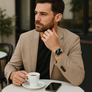 Smartwatch mit Touchscreen, Bluetooth-Anrufen und Aktivitätsfunktionen Noventra