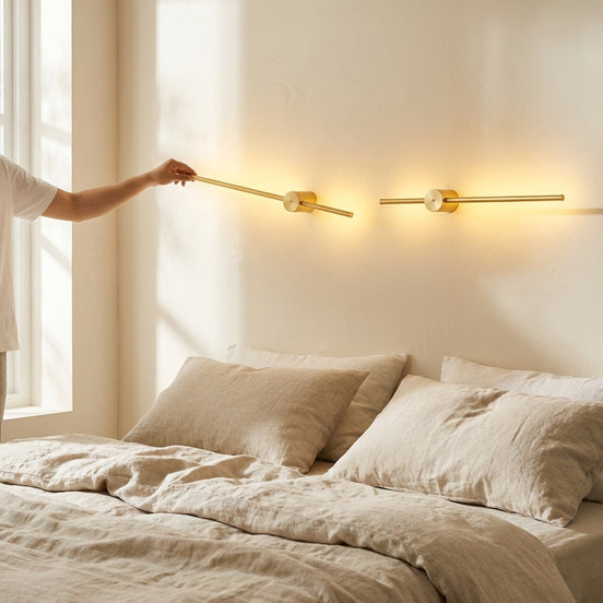 Strata kabellose Wandleuchte mit USB-Aufladung