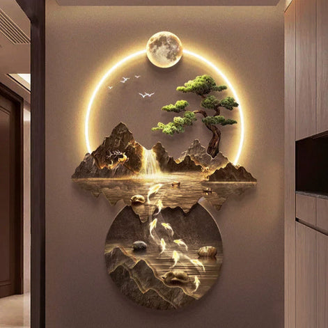 SunsetZen™ 3D-LED-Wandleuchte – Harmonische Lichtakzente Für Ihr Zuhause 1
