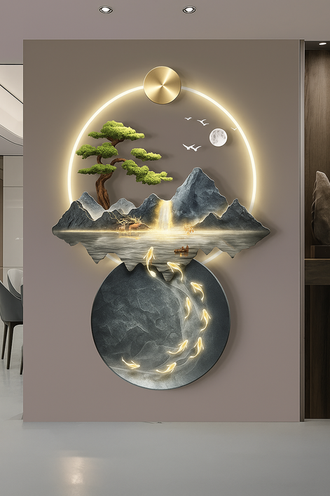 SunsetZen™ 3D-LED-Wandleuchte – Harmonische Lichtakzente Für Ihr Zuhause 2