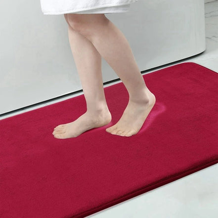 Super Absorbing Velvet Anti-Slip Bath Mat – Cozy Comfort for Safe Steps 14