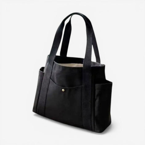 Tote-Tasche mit mehreren Fächern und Doppelhenkeln
