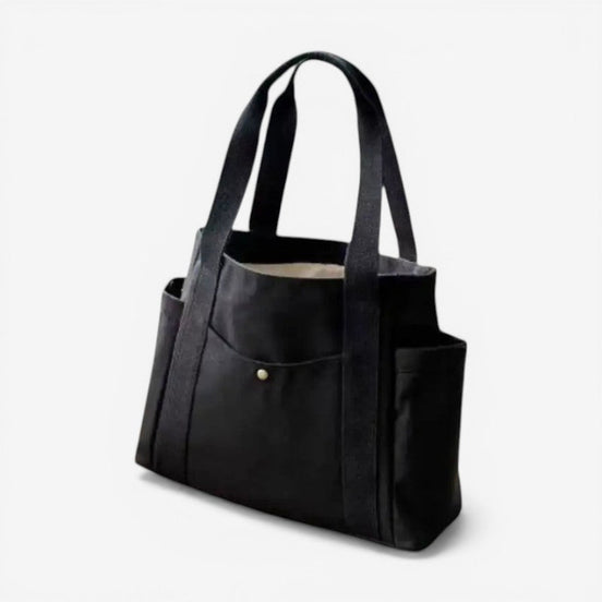 Tote-Tasche mit mehreren Fächern und Doppelhenkeln