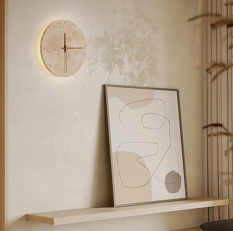 Travura Wandleuchte aus Travertin – Mit integriertem LED-Licht