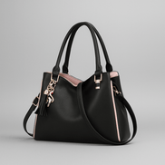 Florena Handtasche – Klassische Tasche mit dekorativen Details und verstellbarem Schulterriemen