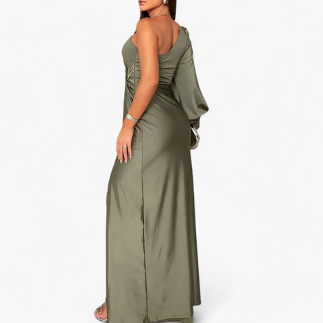 Valerisse One-Shoulder Abendkleid Bodenlang