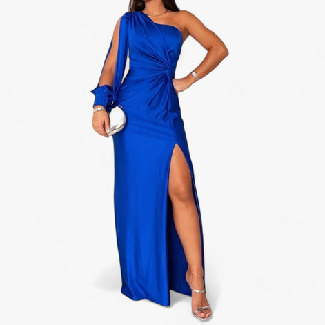 Valerisse One-Shoulder Abendkleid Bodenlang