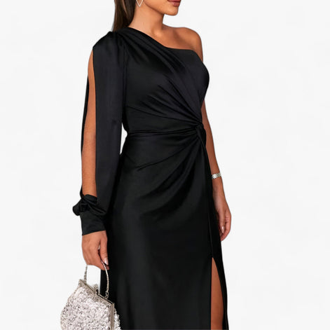 Valerisse One-Shoulder Abendkleid Bodenlang