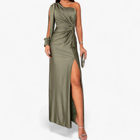 Valerisse One-Shoulder Abendkleid Bodenlang