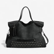 Valmera Schultertasche aus PU mit großem Innenfach und verstellbarem Gurt