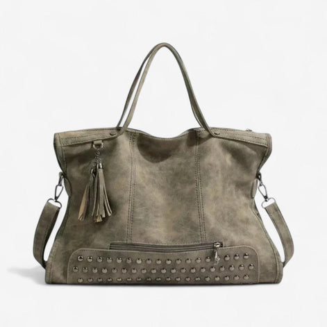 Valmera Schultertasche aus PU mit großem Innenfach und verstellbarem Gurt
