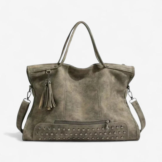 Valmera Schultertasche aus PU mit großem Innenfach und verstellbarem Gurt