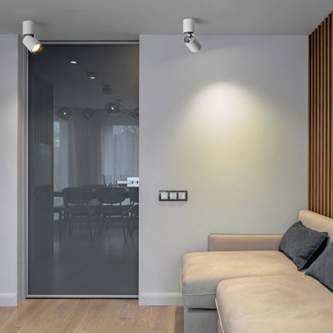 Vareon Zylinderstrahler aus Aluminium mit LED-Beleuchtung