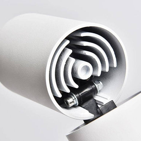 Vareon Zylinderstrahler aus Aluminium mit LED-Beleuchtung