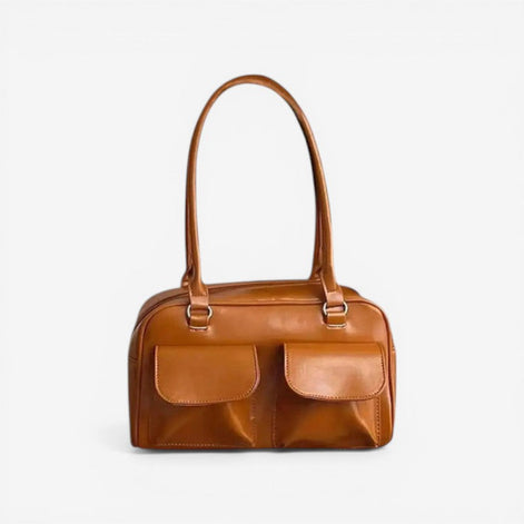 Velmira Schultertasche – Umhängetasche mit Reißverschluss, Seitenfach und verstellbarem Riemen