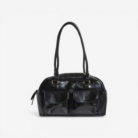 Velmira Schultertasche – Umhängetasche mit Reißverschluss, Seitenfach und verstellbarem Riemen