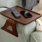 Verstellbarer Bambus-Armlehnen-Tabletttisch für den Wohnbereich