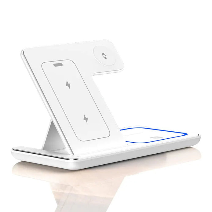 Voltaro 3-in-1 kabellose Ladestation – Effizientes Laden für mehrere Geräte