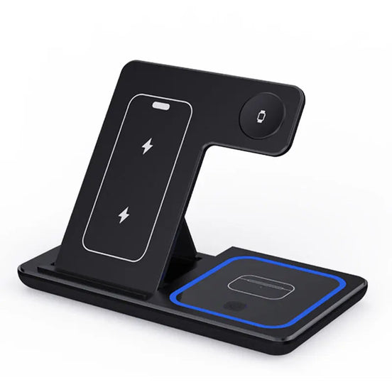Voltaro 3-in-1 kabellose Ladestation – Effizientes Laden für mehrere Geräte