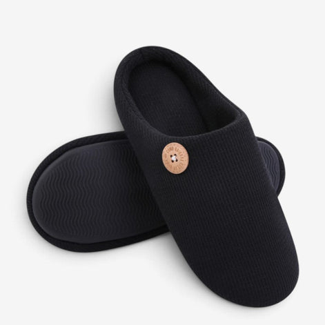 Weiche Hausschuhe mit Memory Foam und Plüschfutter – Velmella