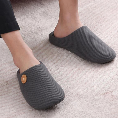 Weiche Hausschuhe mit Memory Foam und Plüschfutter – Velmella