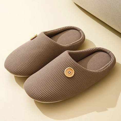 Weiche Hausschuhe mit Memory Foam und Plüschfutter – Velmella