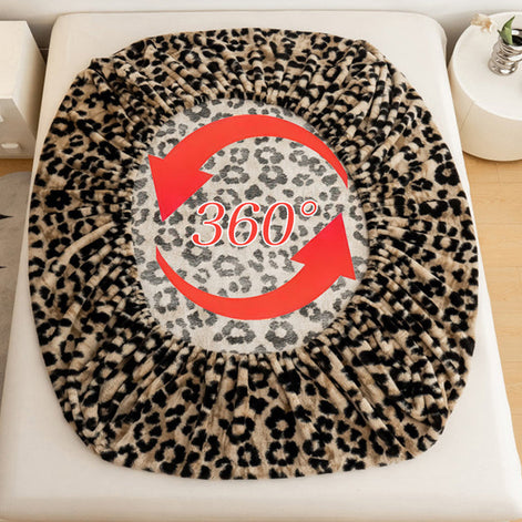 Weiches Spannbettlaken Leopardenmuster 120x200 – Stilvoller Komfort für Ihr Schlafzimmer 7