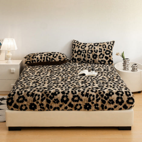 Weiches Spannbettlaken Leopardenmuster 120x200 – Stilvoller Komfort für Ihr Schlafzimmer 9