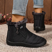 Winterstiefel mit seitlichem Reißverschluss und Profilsohle – Arvenza
