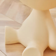 Ylix Couchtisch – Runder Beistelltisch aus Kunststoff