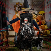 Halloween Skelett-Gefangener im Käfig mit Bewegung – Skelvar