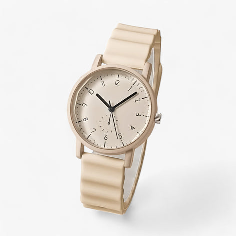 Zirella Damen Armbanduhr mit Silikonarmband und Quarzwerk