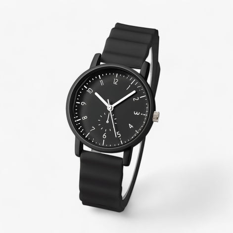 Zirella Damen Armbanduhr mit Silikonarmband und Quarzwerk