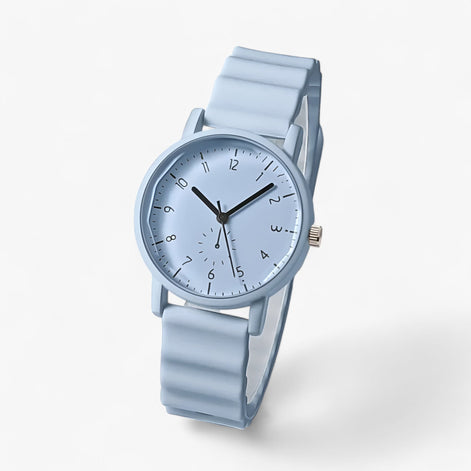 Zirella Damen Armbanduhr mit Silikonarmband und Quarzwerk
