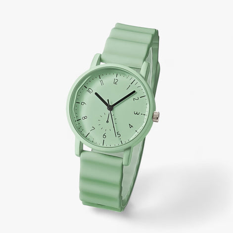 Zirella Damen Armbanduhr mit Silikonarmband und Quarzwerk